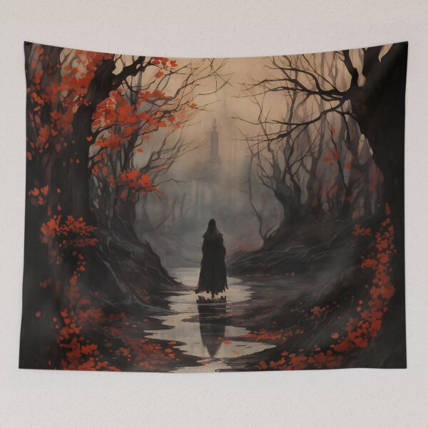 Item preview, Mysterious Witch 2 designed and sold by Red Witch Art.