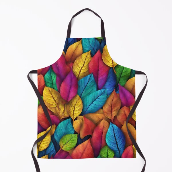 Item preview, Vibrant Foliage Delight: Colorful Leaf-Shaped Background designed and sold by PatternXS.