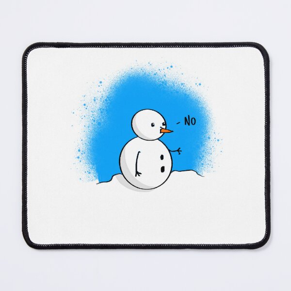Item preview, Blue  Spraypaint Explosion No Man Snowman Shirt and Sticker Design by Zeesdesign on Redbubble designed and sold by ZEESDESIGN.