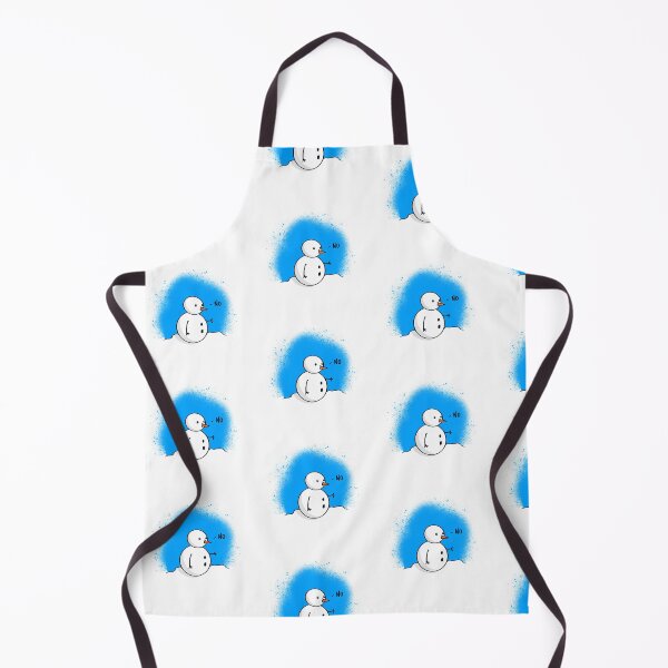 Item preview, Blue  Spraypaint Explosion No Man Snowman Shirt and Sticker Design by Zeesdesign on Redbubble designed and sold by ZEESDESIGN.