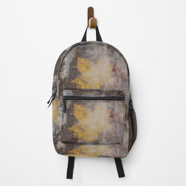 Item preview, Seasons Collide - Yellow Leaf Under the Surface of Snow designed and sold by Amanda Creamer.