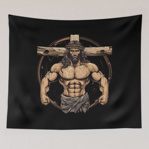 Item preview, Jacked Jesus designed and sold by FlexYourMind.