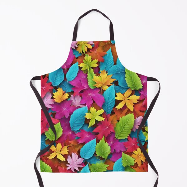 Item preview, Vibrant Foliage Delight: Colorful Leaf-Shaped Background 2 designed and sold by PatternXS.