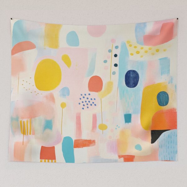 Item preview, Pastel Colors Abstract Pattern designed and sold by DreamyDaisy.