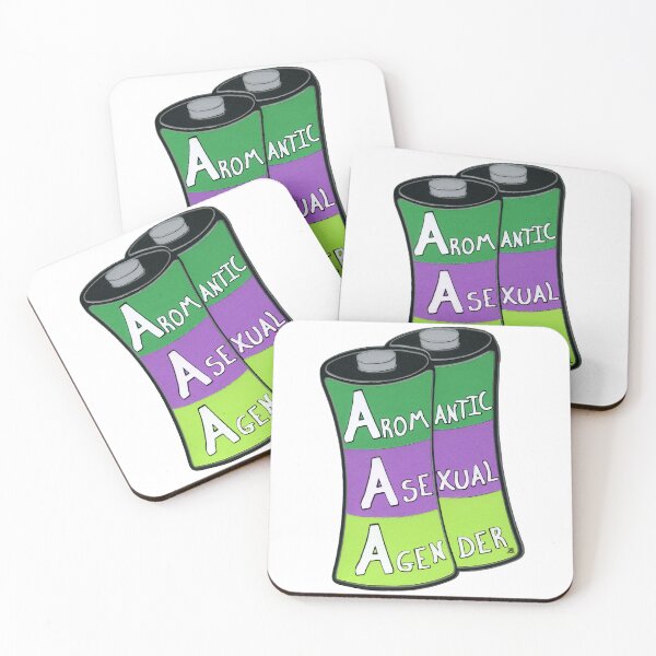 Item preview, AAA batteries - queer version designed and sold by zan doodles.