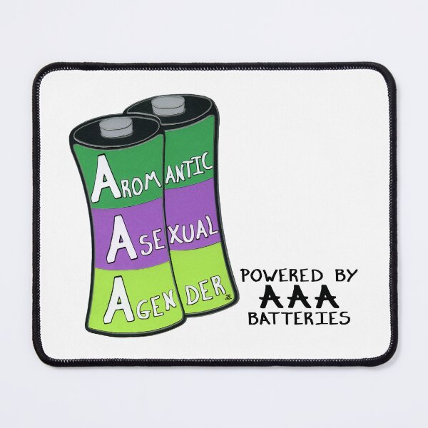 Item preview, AAA batteries - queer version designed and sold by zan doodles.