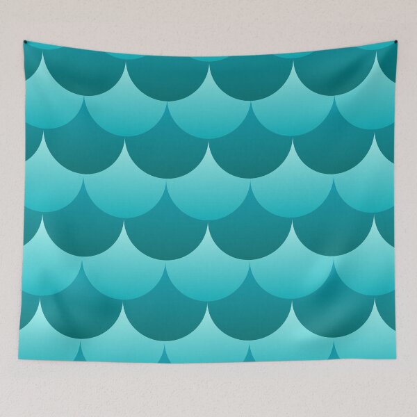 Item preview, Repeating Mermaid Pattern - Flat designed and sold by taujiart.