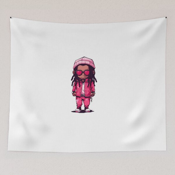 Item preview, Lil Wayne cartoon design designed and sold by Ragil-Studio.