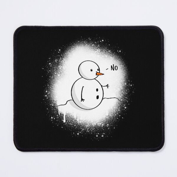 Item preview, White Spraypaint Explosion No Man Snowman Shirt and Sticker Design by Zeesdesign on Redbubble designed and sold by ZEESDESIGN.