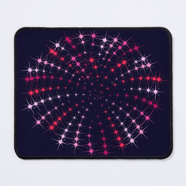 Item preview, Colorful sparking firework. Christmas vector pattern of bright sparkling magical neon multi-colored particles, sparks and stars shining with special light on dark background. designed and sold by NataliaVVV.