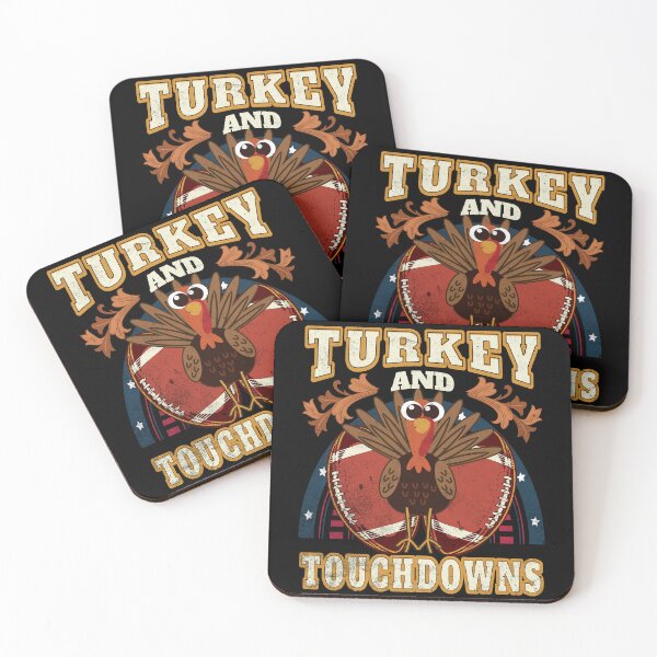 Item preview, Turkey and Touchdowns designed and sold by Studio Bankai.