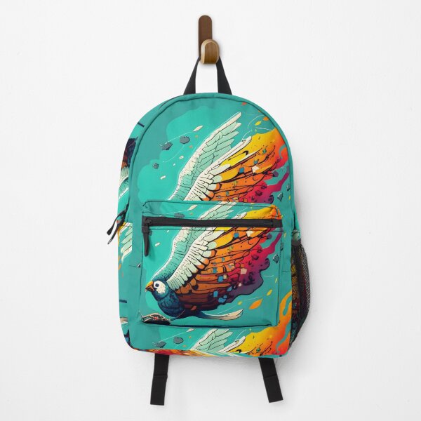 Item preview, art of colorful bird designed and sold by SabyDigitalArt.
