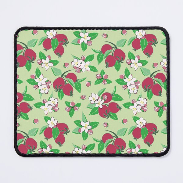 Item preview, Apple Blossom with red apples pattern designed and sold by Stephanie J Lewis.