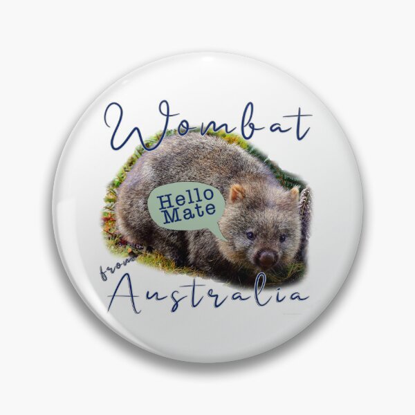 Item preview, Hello Mate - Wombat designed and sold by Michael van der Hoorn.