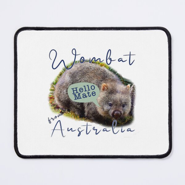 Item preview, Hello Mate - Wombat designed and sold by Michael van der Hoorn.