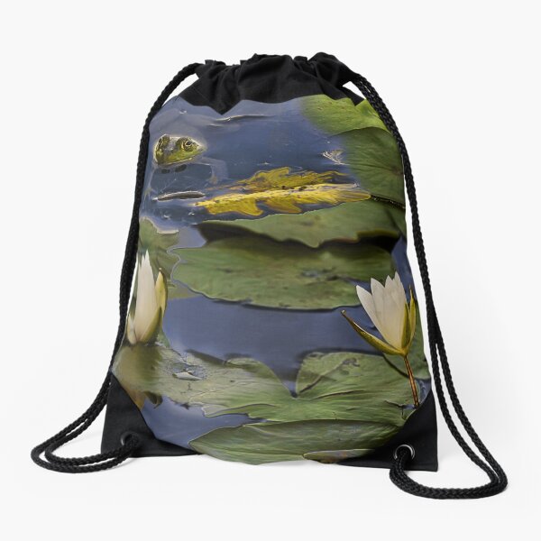 Hammond Pond - frog Drawstring Bag