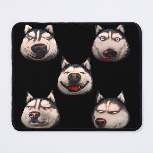 Item preview, husky meme face pack designed and sold by ipoppppp.