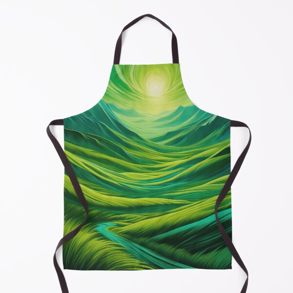 Aperçu de l'œuvre Abstraction Pop Art Motif Herbe Verte créée et vendue par Bilisik.