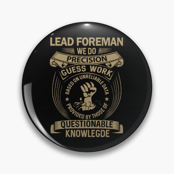 Item preview, Lead Foreman designed and sold by MiraclePitts.