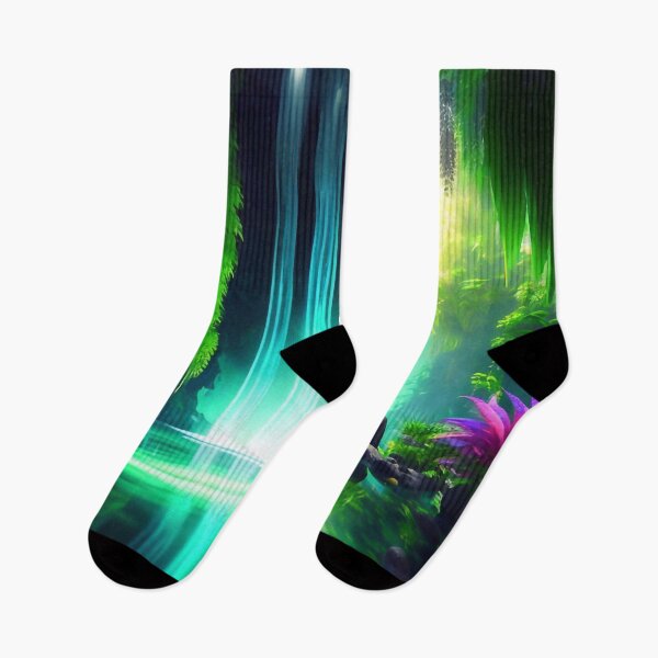 Item preview, Beautiful waterfall in the jungle designed and sold by M-Y-A-R-T-.