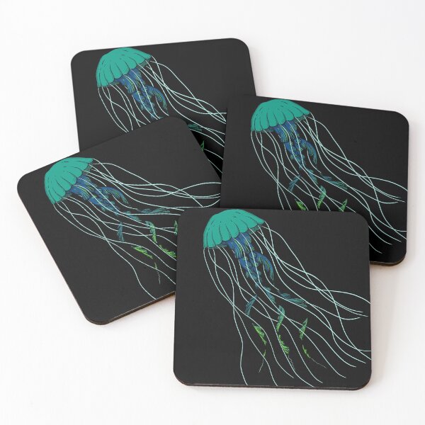 Item preview, Blue and Green Jellyfish designed and sold by ArtxBK.