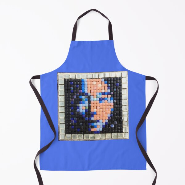 Item preview, Hermes mosaic portrait - Blue and Orange designed and sold by frederic Lecut.