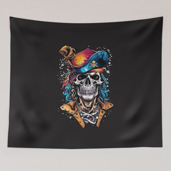 Item preview, Skull T-shirt  Pirate King 03 designed and sold by BDPoktat.