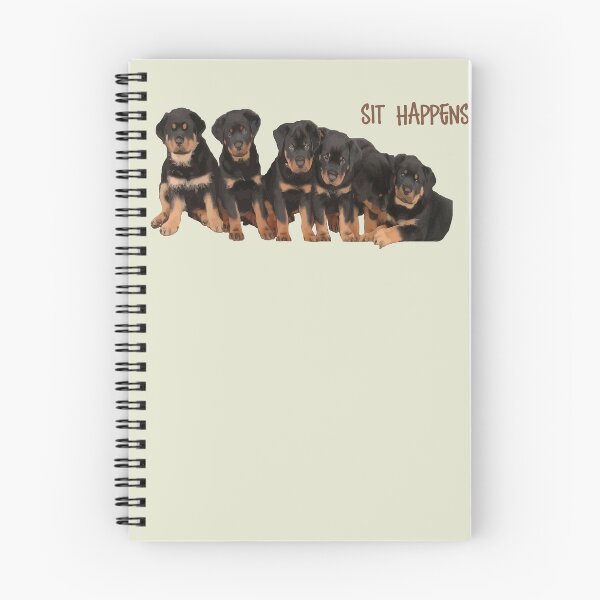 Item preview, Sit Happens For Six Rottweiler Puppies Dog Lover Quote 2 designed and sold by taiche.