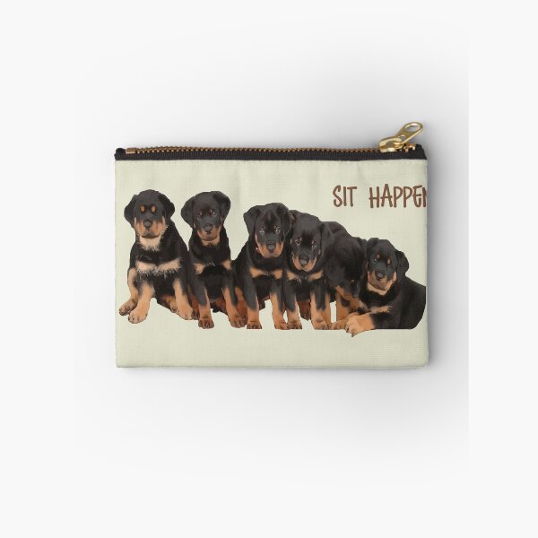 Item preview, Sit Happens For Six Rottweiler Puppies Dog Lover Quote 2 designed and sold by taiche.