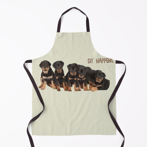 Item preview, Sit Happens For Six Rottweiler Puppies Dog Lover Quote 2 designed and sold by taiche.