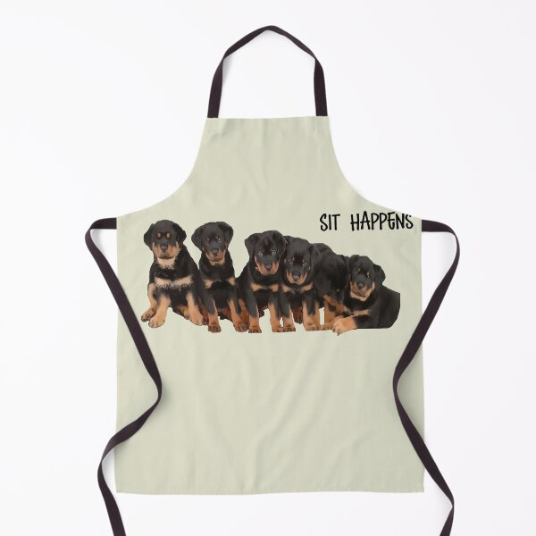 Item preview, Sit Happens For Six Rottweiler Puppies Dog Lover Quote designed and sold by taiche.