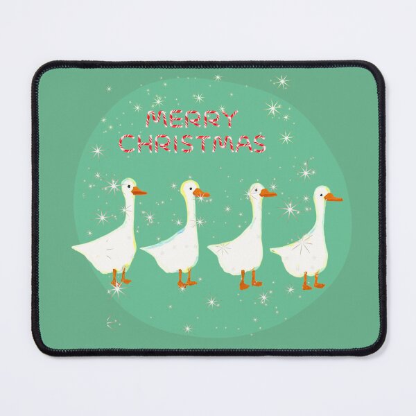 Item preview, Goose Celebrating Christmas And New Year Together designed and sold by EllyArtStudio.