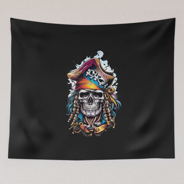 Item preview, Skull T-shirt  Pirate King 05 designed and sold by BDPoktat.