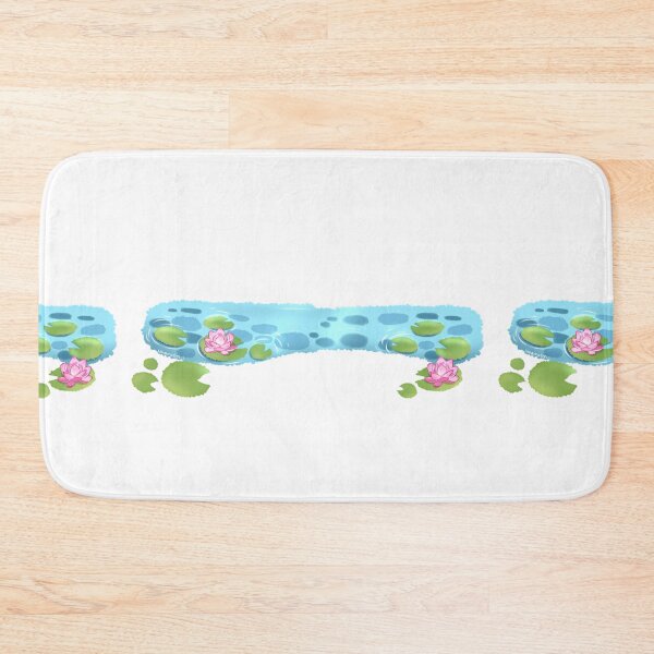 Item preview, Pink Lotus and leaves with water designed and sold by LimaMaten11.