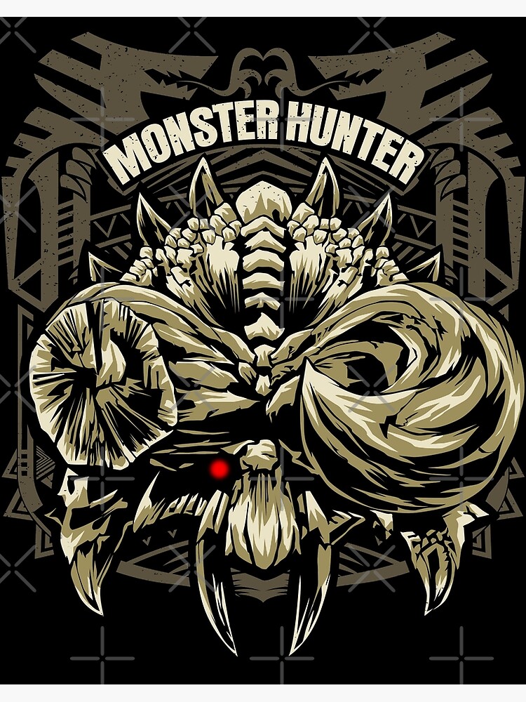 Diablos Monster Hunter Art Board Print for Sale by Dan Dee