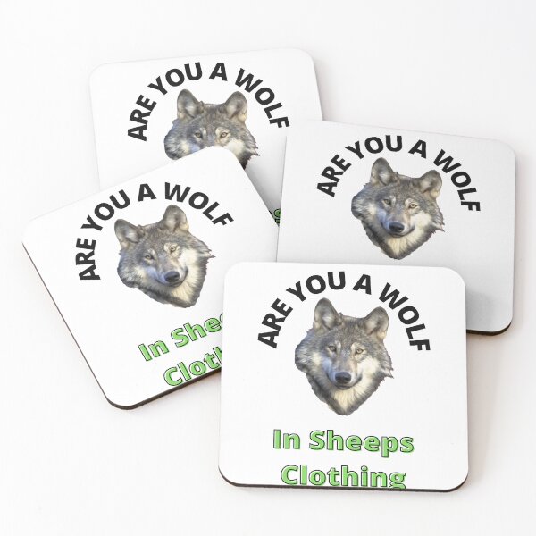 Item preview, Are You a Wolf in Sheeps clothing designed and sold by LGMmugsdesign.