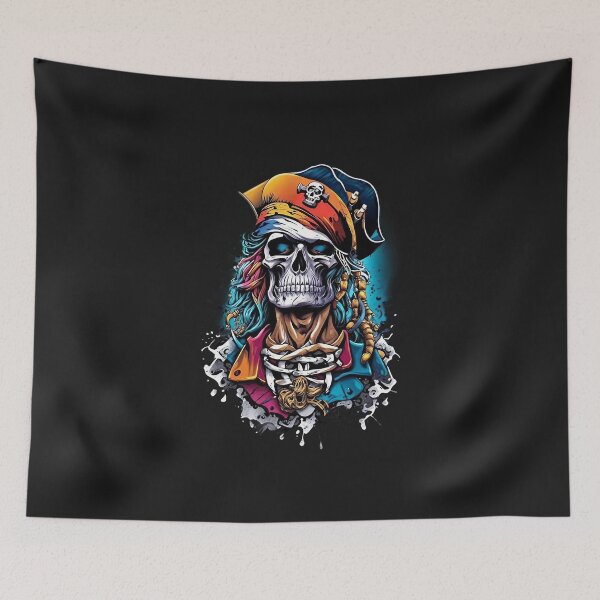 Item preview, Skull T-shirt  Pirate King 06 designed and sold by BDPoktat.