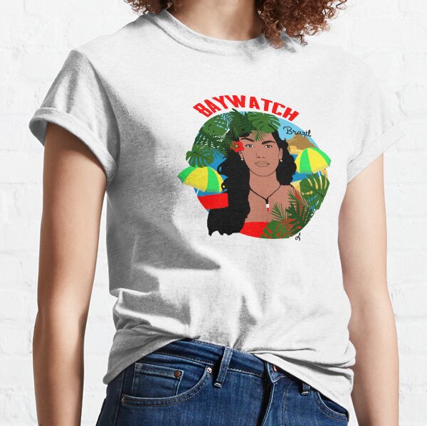 Mujer Socorrista Camiseta Disfraz Socorrista Baywatch Surf