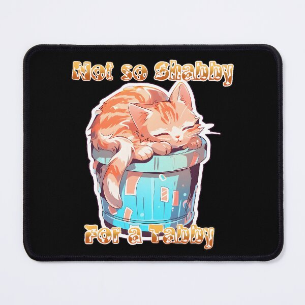 Item preview, Not So Shabby For A Tabby Cat Shirt Design by Zeesdesign on Redbubble designed and sold by ZEESDESIGN.