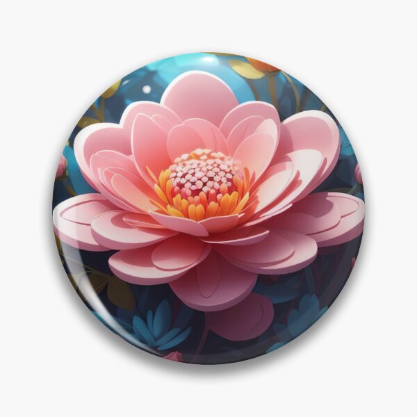 Item preview, Enchanting 3D Vector Flower Sticker: Cinematic Charm and Fantasy Art Delight(56) designed and sold by WASjourney.