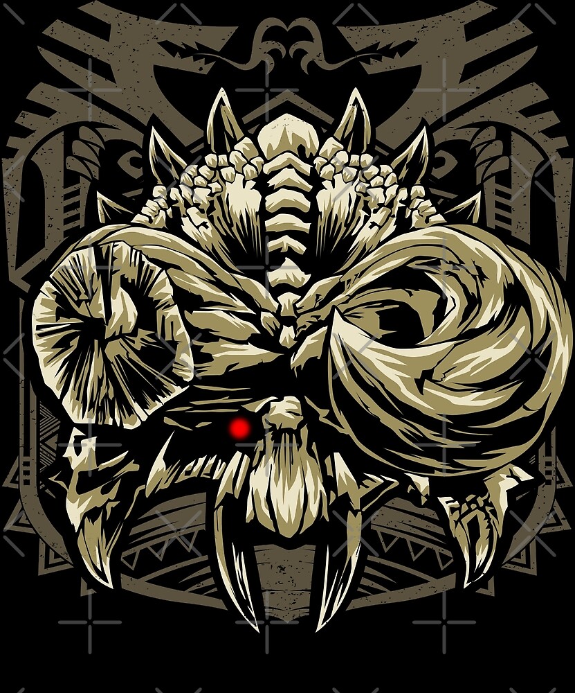 Diablos MHW By Dan Dee Redbubble   Flat,1000x1000,075,f.u7 