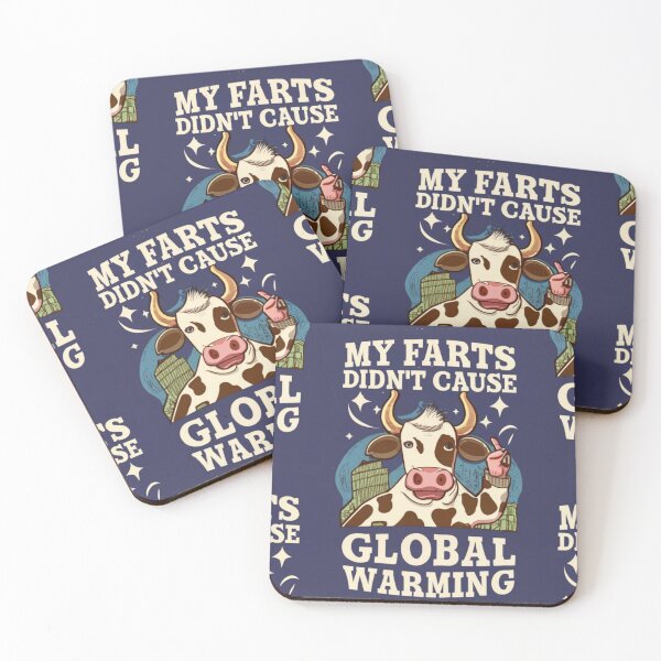 Item preview, COW "My Farts Didn't Cause Global Warming" designed and sold by FenwickDesign99.