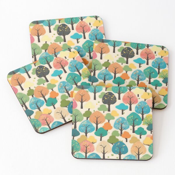 Item preview, Blue,Orange and Green Japanese Chiyogami Summer Nature, origami paper design designed and sold by patterncrow.