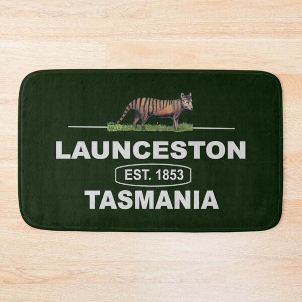 Item preview, Launceston, 1853, Tasmania with Iconic Tasmanian Tiger designed and sold by KC Morcom.