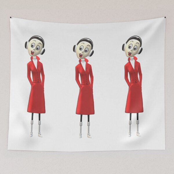 Item preview, red long coat girl designed and sold by NAGNE.