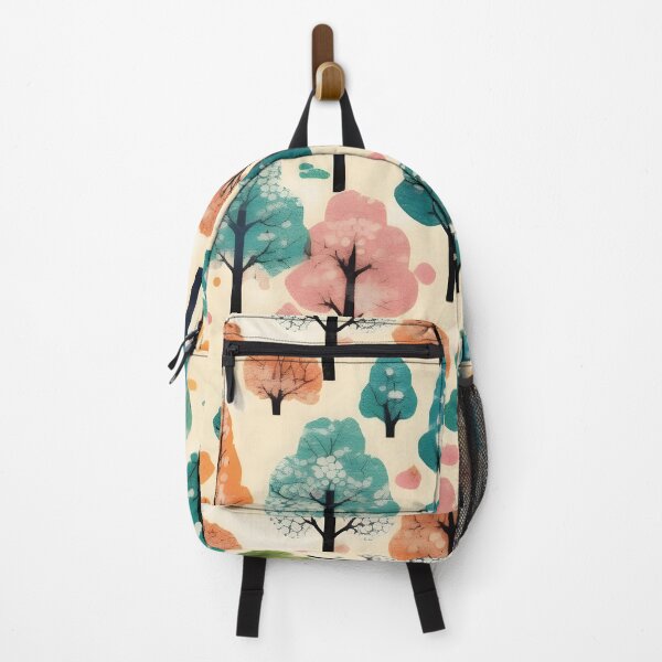 Item preview, Japanese Chiyogami Spring trees, origami paper design designed and sold by patterncrow.