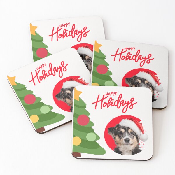 Item preview, happy Holidays Dog Christmas  ,brafdesign designed and sold by Brafdesign.