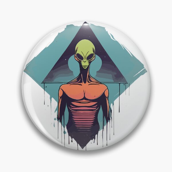 Item preview, alien watching art designed and sold by Old-Orge.