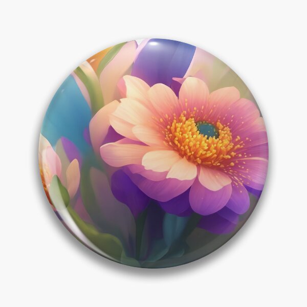 Item preview, Fantasy Flower Sticker: 3D Vector Art with Cinematic Lighting and Charm (58) designed and sold by WASjourney.