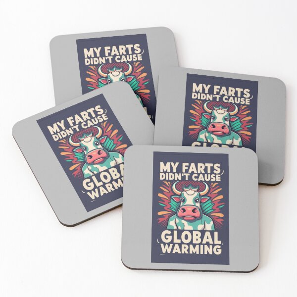 Item preview, COW "My Farts Didn't Cause Global Warming" v2 designed and sold by FenwickDesign99.